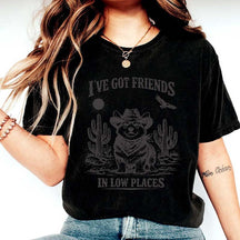 Funny Corgi  I've Got Friends In Low Places T-Shirt