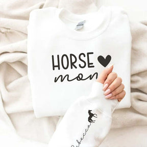 Custom Horse Mom Sweatshirt