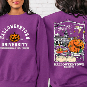 Retro Halloween Pumpkin Horror Sweatshirt