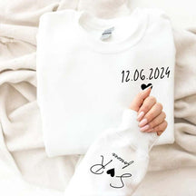 Personalized Date Initials Anniversaries Sweatshirt