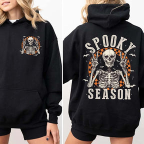 Spooky Season Skeleton Halloween Party Hoodie