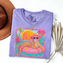 Retro Viral Summer Leopard T-Shirt