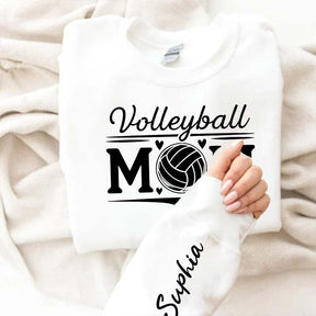 Personalized Volleyball Love Mom Sweatshirt
