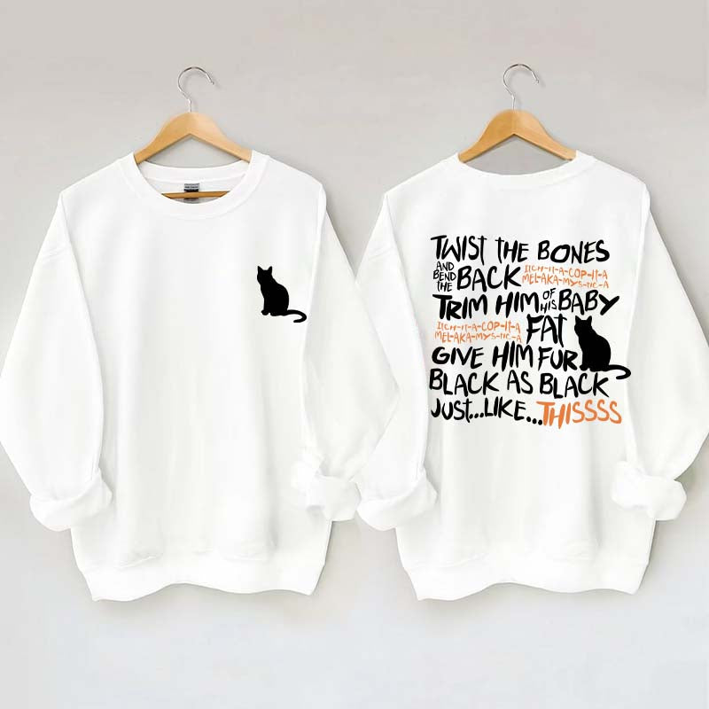 Funny Twist The Bones Cute Hocus Pocus Sweatshirt