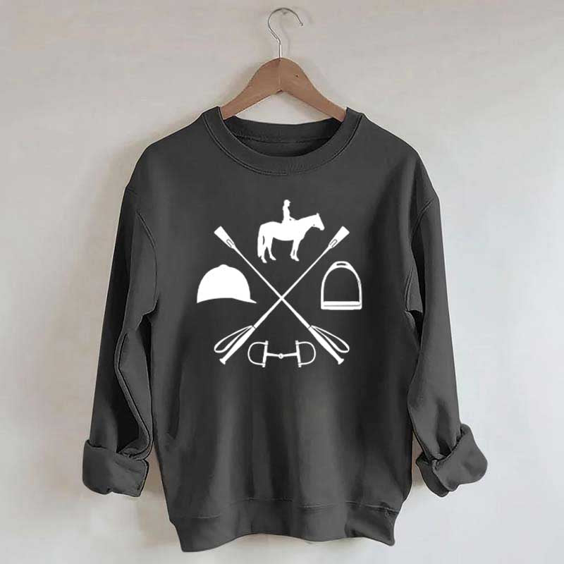 Equestrian Horse Rider Sweatshirt