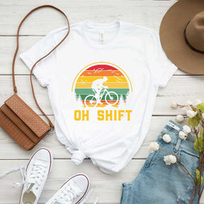 Oh Shift Mountain Biking T-Shirt