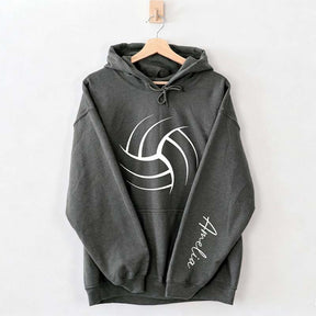 Personalized Volleyball Mom Name Hoodie