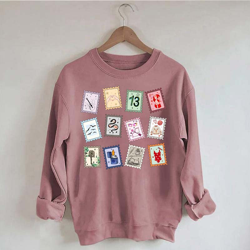 Music Stamps Sweatshirt