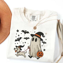 Spooky Paws Ghost Dog Halloween T-Shirt