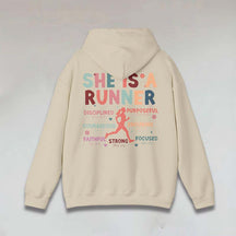 Half Marathon Running Religous Hoodie