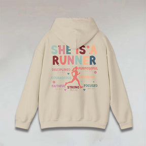 Half Marathon Running Religous Hoodie