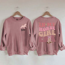 Custom In My Horse Girl Era Sweatshirt