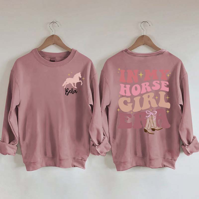 Custom In My Horse Girl Era Sweatshirt