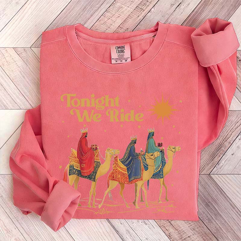 Retro Tonight We Ride Faith Sweatshirt