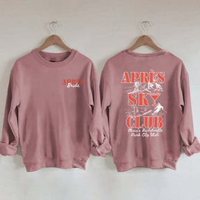 Custom Apres Ski Bachelorette Sweatshirt