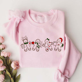 Gingerbread Teacher Christmas Sweatshirt