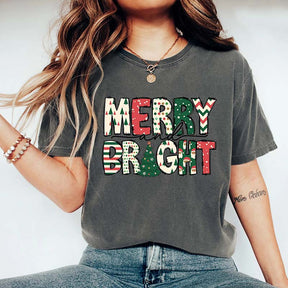 Family Merry & Bright Christmas T-Shirt