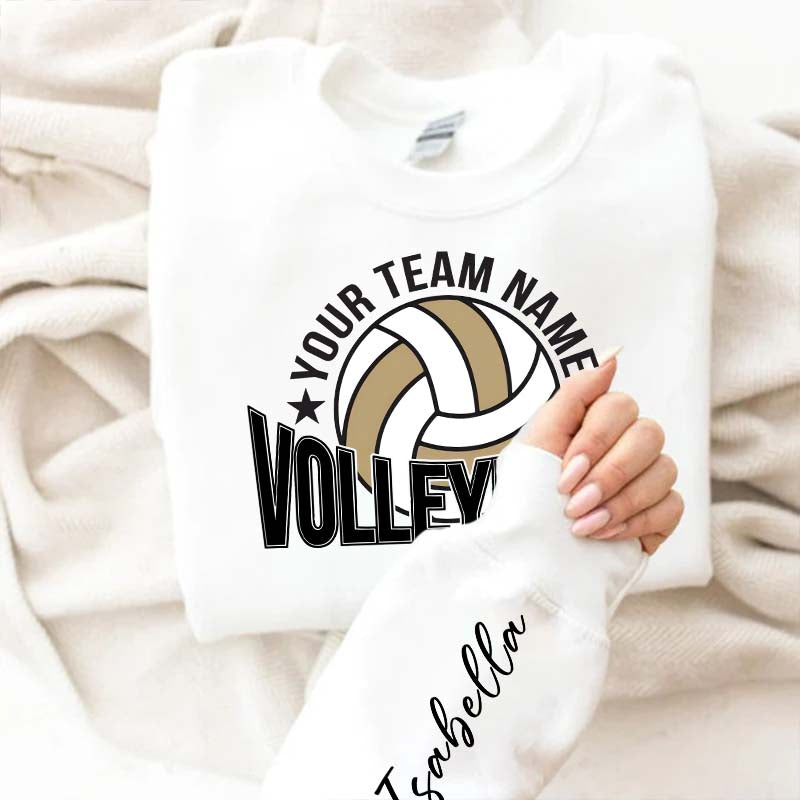 Custom Your Team Name Volleyball Sweatshirt