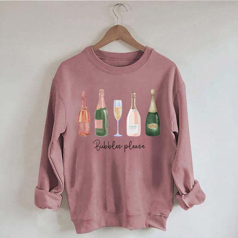 Bubble Please Champagne Sweatshirt