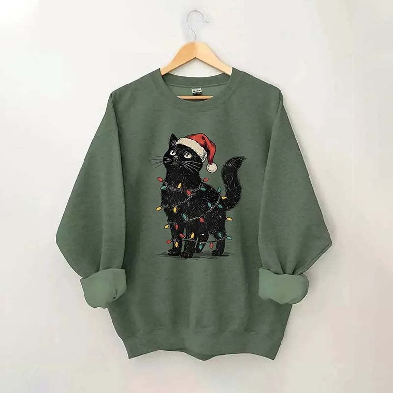 Cat Christmas Sweatshirt