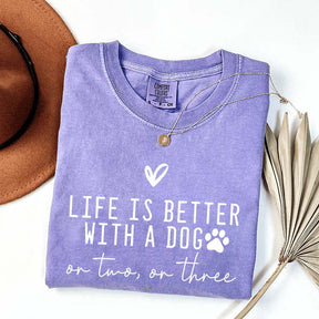 Minimalist Life Is Better With A Dog T-Shirt