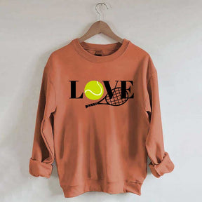 Cute Love Tennis Player Sweatshirt