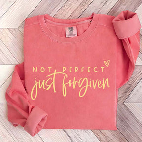 Not Perfect Just Forgiven Religious Sweatshirt