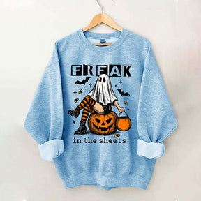 Funny Freak In The Sheets Ghost Girl Sweatshirt