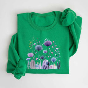 Cute Spring Wildflowers Sweatshirt
