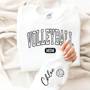 Personalized Volleyball Mom Sweatshirt