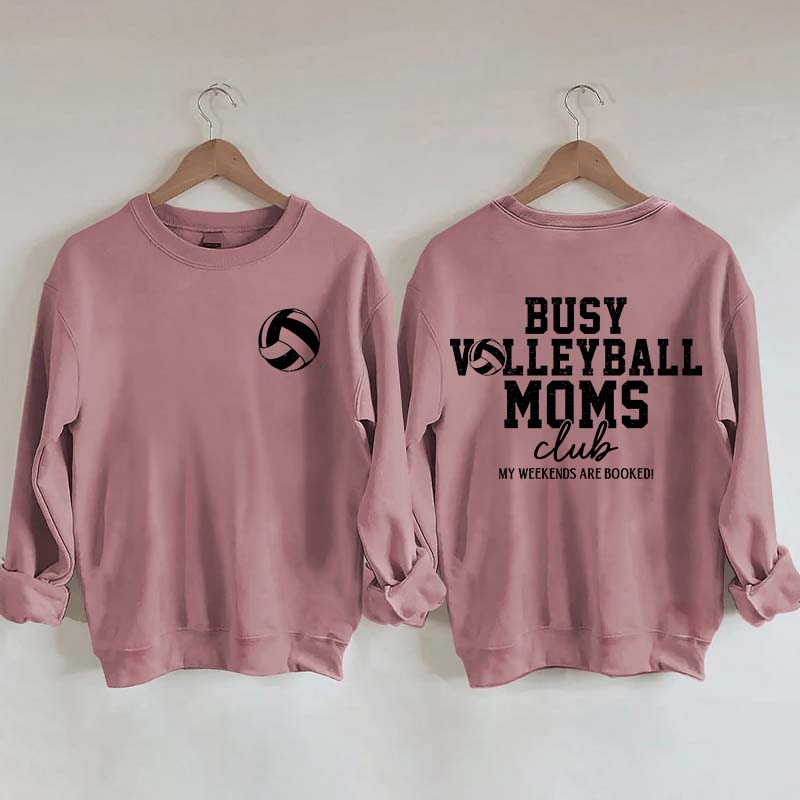 Busy Volleyball Mom Club Sweatshirt