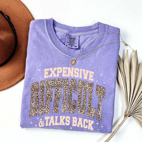 Expensive Difficult & Talks Back Leopard Print T-Shirt