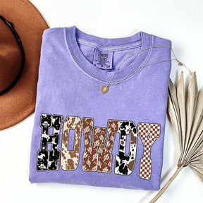 Comfort Colors Howdy Cowgirl Cute T-Shirt