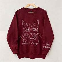 Personalized Pet Photo Dog Cat Sweatshirt