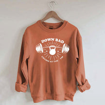 Down Bad Crying At The Gym Sweatshirt
