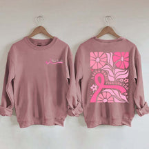 Personalized Breast Cancer Support Sweatshirt