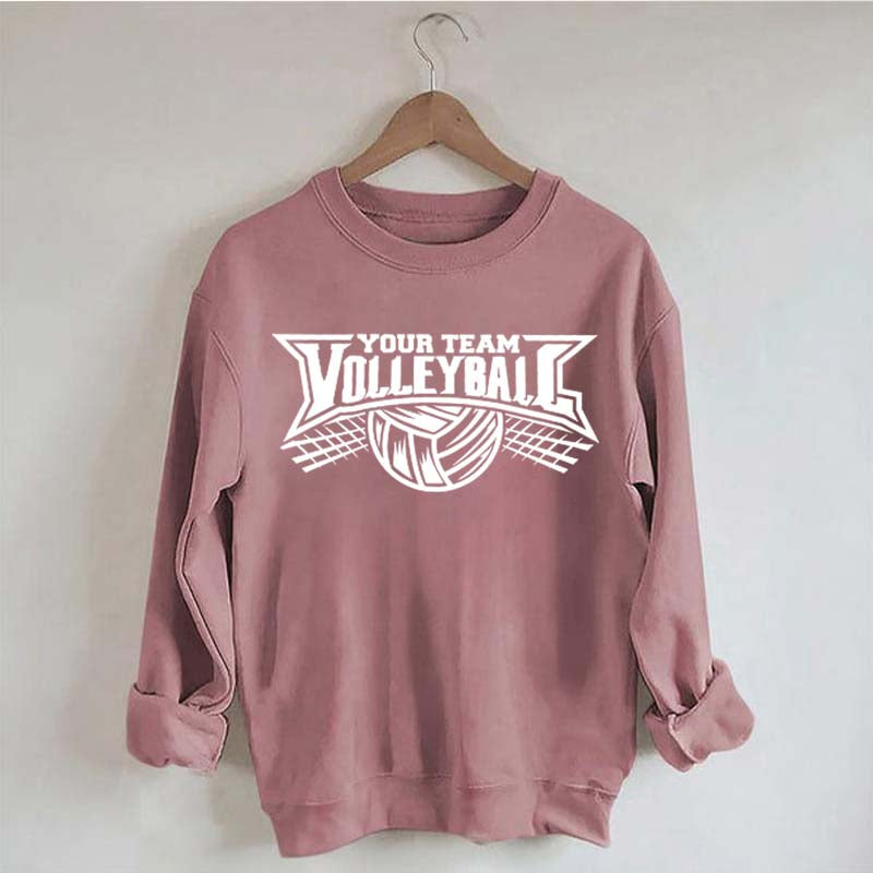 Custom Volleyball Team School Spirit Sweatshirt