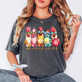 Funny Farmer Mothers Day Chicken T-Shirt