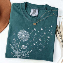 Dandelion Wildflower Comfort Colors T-Shirt