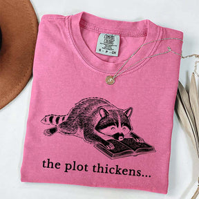 Comfort Colors Bookish Raccoon T-Shirt