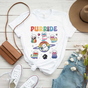Purride Cats In Space T-Shirt