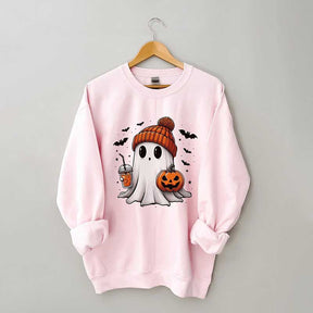 Halloween Ghost Pumpkin Sweatshirt