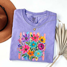 Comfort Colors Daisy Brushstroke Floral T-Shirt