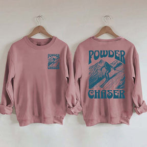 Powder Chaser Funny Skiing Sweatshirt