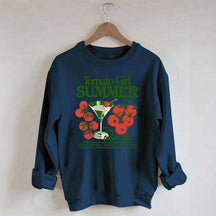 Vintage Tomato Girl Cocktail Sweatshirt
