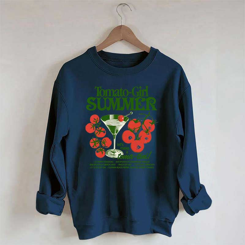 Vintage Tomato Girl Cocktail Sweatshirt