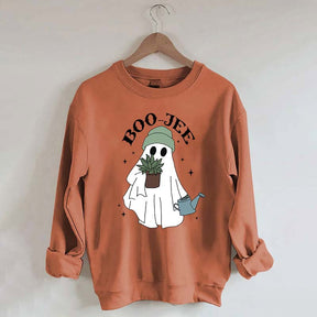 Crazy Plant Lady Ghost Sweatshirt