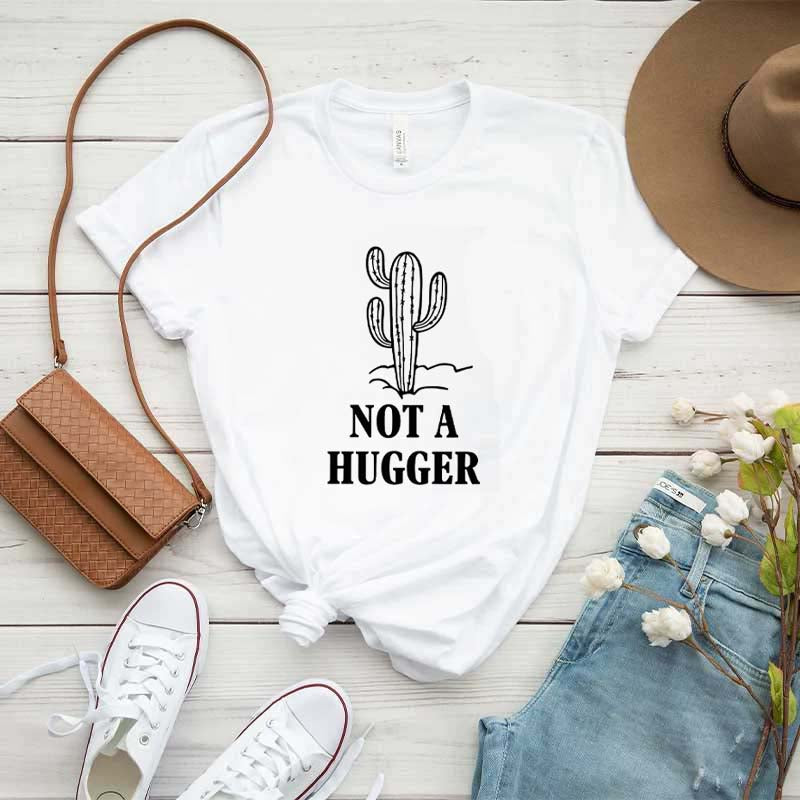 Not A Hugger Cactus T-Shirt