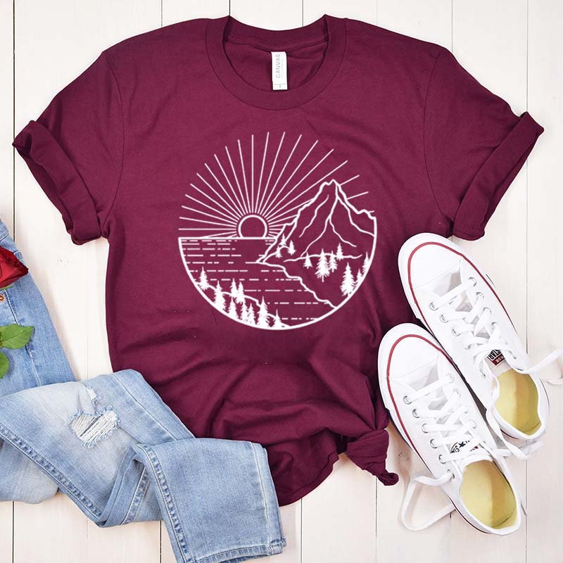 Sun And Mountain T-Shirt
