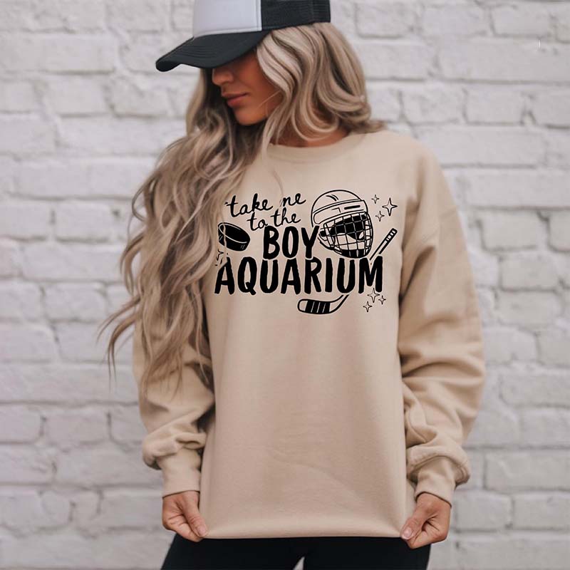 Take Me to the Boy Aquarium Hockey Sweatshirt